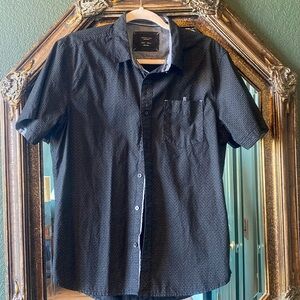 Mens short sleeve button down